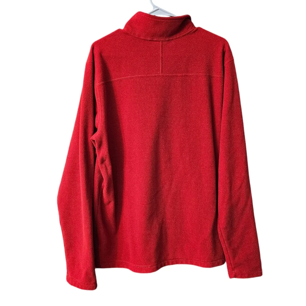 The North Face Textured Cap Rock Fleece Quarter Zip Pullover Men's Large